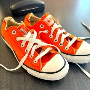 Orange Converse. Women’s Size 7